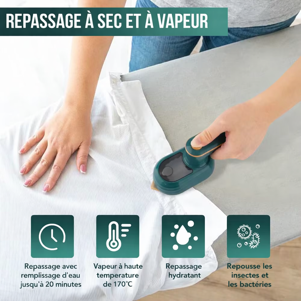 Mini Fer à repasser portable